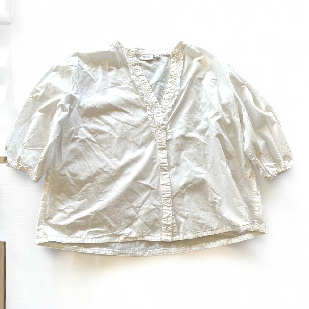 Women's Saint-Tropez White Blouse XL